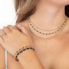 Zoe Gold Filled Gemstone Necklace