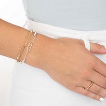 Load image into Gallery viewer, Sterling Silver Paperclip Bracelet
