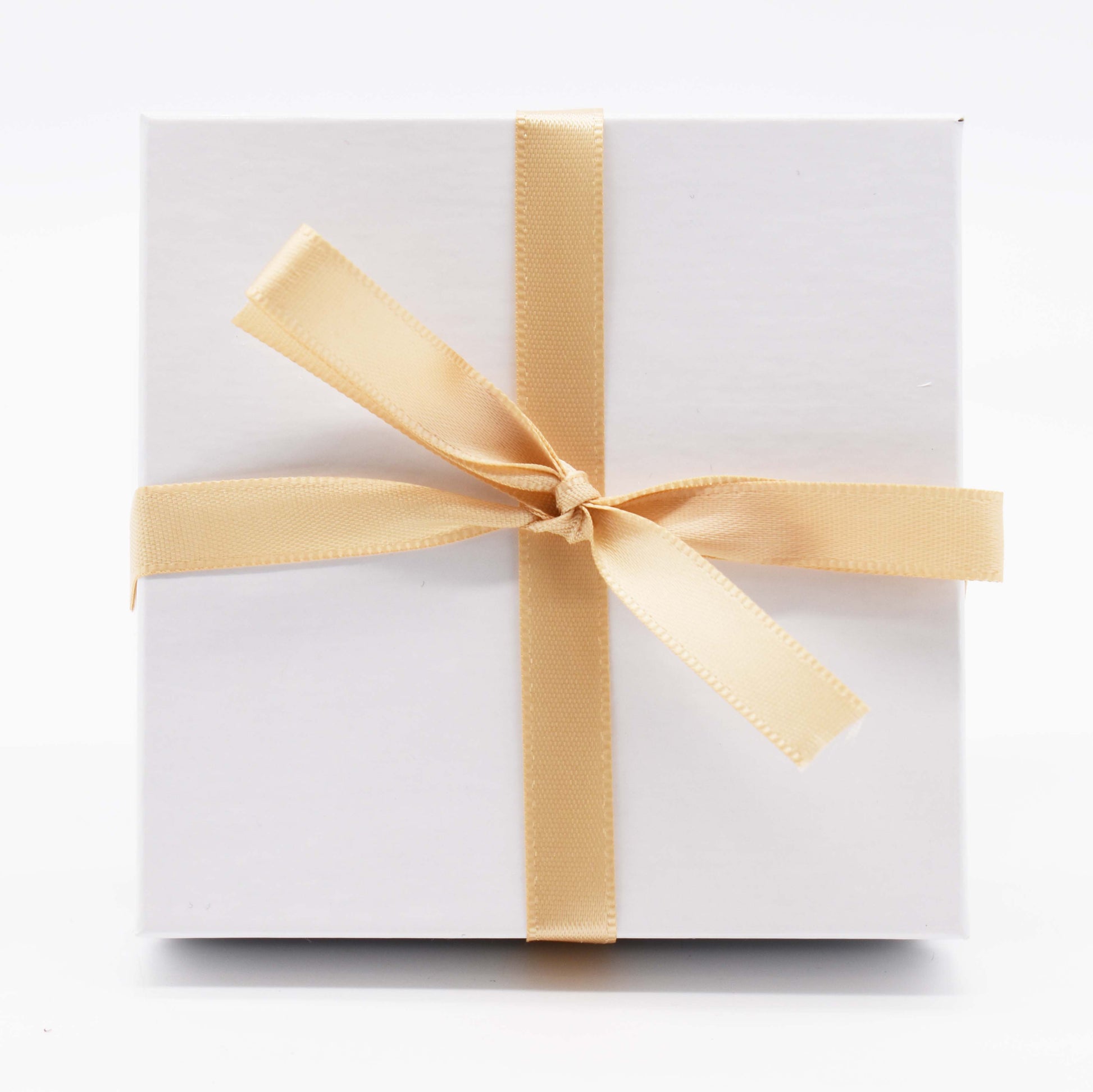 Tatiana M Designs white gift box for jewelry packaging