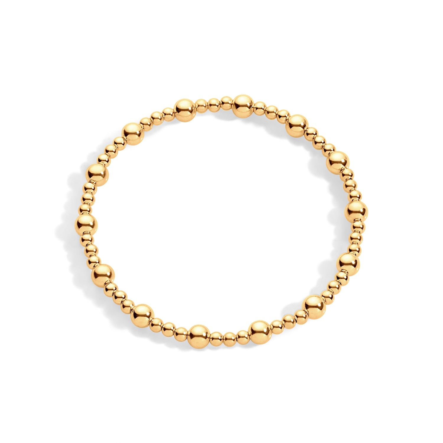 Gold-Filled beaded bracelet