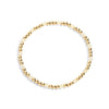 14K gold-filled beaded bracelet with citirine gemstones