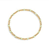 14K gold-filled beaded bracelet with citrine gemstones