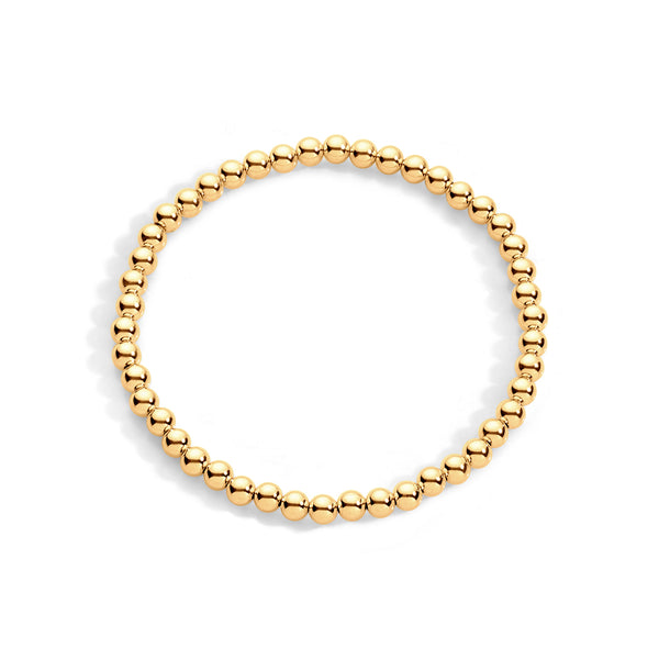 Gold Filled Stretch Bracelet (2-8mm)