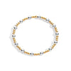 Sterling silver and gold filled bracelet