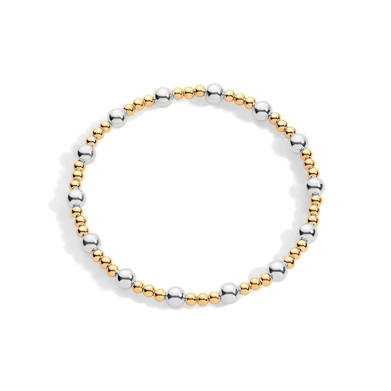 Sterling silver and gold filled bracelet