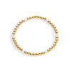 Gold filled beaded bracelet and pearls