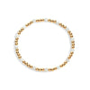 14K gold-filled beaded bracelet with moonstone gemstones