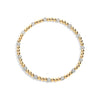 14K gold-filled beaded bracelet with labradorite gemstones