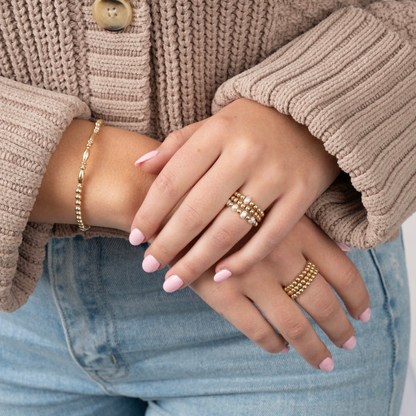 Ellie Gold & Pearl Ring