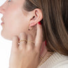 Izzy Gold Filled & Gemstone Hoop Earrings