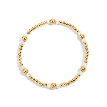Ella Pearl and Glitter Bracelet