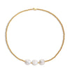 Maya Coin Pearl Necklace
