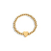 gold filled ring with gold heart