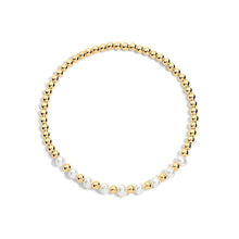 Load image into Gallery viewer, Ellie Gold &amp; Pearl Bracelet
