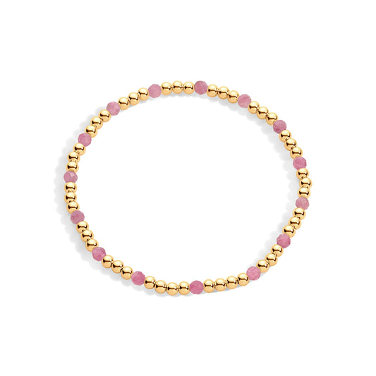 Zoe Gold Filled Gemstone Bracelet
