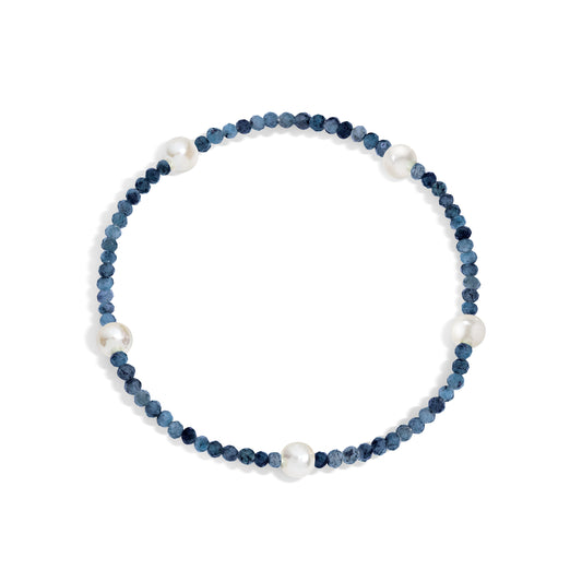 Grace Gemstone Pearl Bracelet