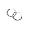 Zara Gemstone & Gold Filled Hoop Earrings