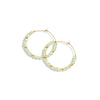Zara Gemstone & Gold Filled Hoop Earrings