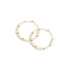 Zara Gemstone & Gold Filled Hoop Earrings