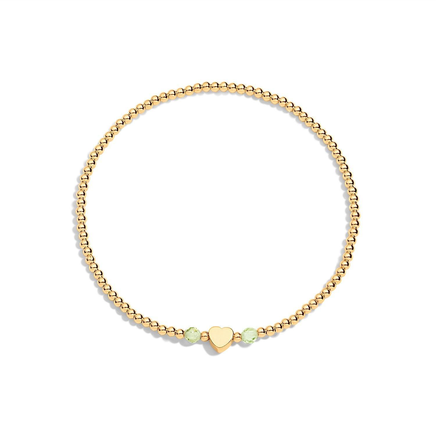 gold filled bracelet with gemstone