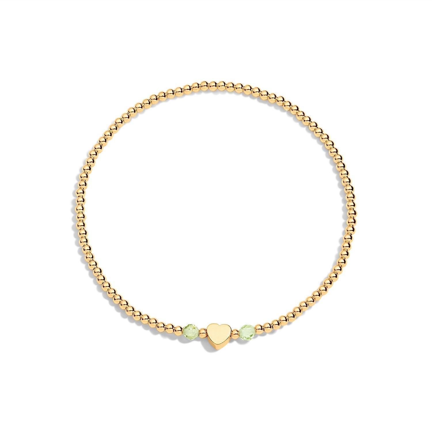 Gold filled bracelet with citrine gemstones