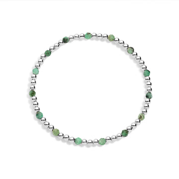 Zoe Sterling Silver Gemstone Bracelet