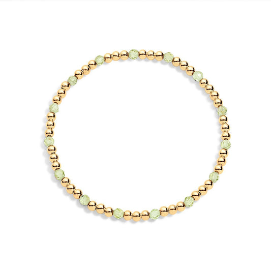 Zoe Gold Filled Gemstone Bracelet