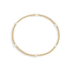 Gold filled beaded bracelet and pearls
