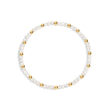 Zara Pearl & 14K Gold-Filled Bracelet