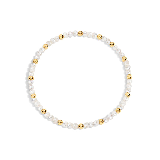 Zara Pearl & 14K Gold-Filled Bracelet