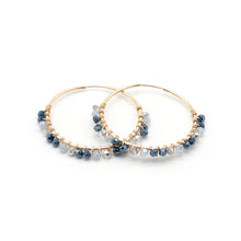 Load image into Gallery viewer, Serena Crystal Endless Hoop Earrings
