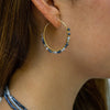 Serena Crystal Endless Hoop Earrings