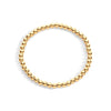 4mm gold filled beaded bracelet