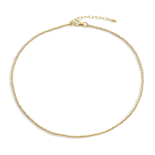 gold filled necklace with 2mm beads