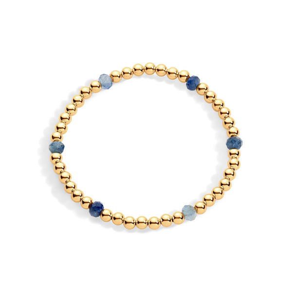 Morgan Gold Filled Gemstone Pattern Bracelet