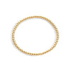 3mm gold filled beaded bracelet