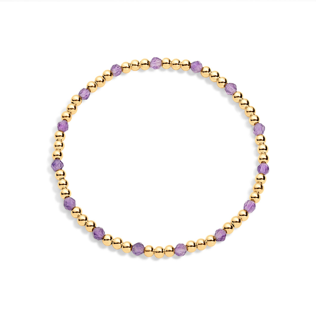 Zoe Gold Filled Gemstone Bracelet